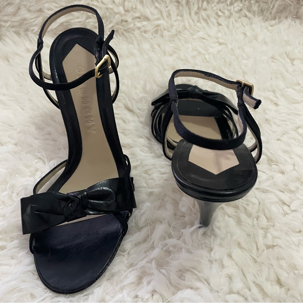 Givenchy Black Strap Heeled Sandals Size 7 - Picture 5 of 16